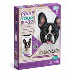 Paintable Pictures Paint by Number Pet Photo Craft Activity