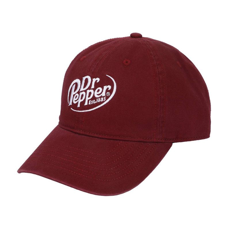 slide 1 of 5, Dr Pepper Men's Dr. Pepper Baseball Hat - Red, 1 ct