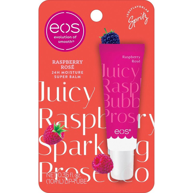 slide 1 of 7, eos 24H Moisture Limited Edition Super Balm - Raspberry Rosé - 0.35 fl oz, 0.35 fl oz