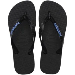 Havaianas Women's Logo Flip Sandals - Black 9-10