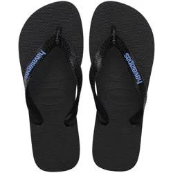 Havaianas Women's Logo Flip Sandals - Black 9-10