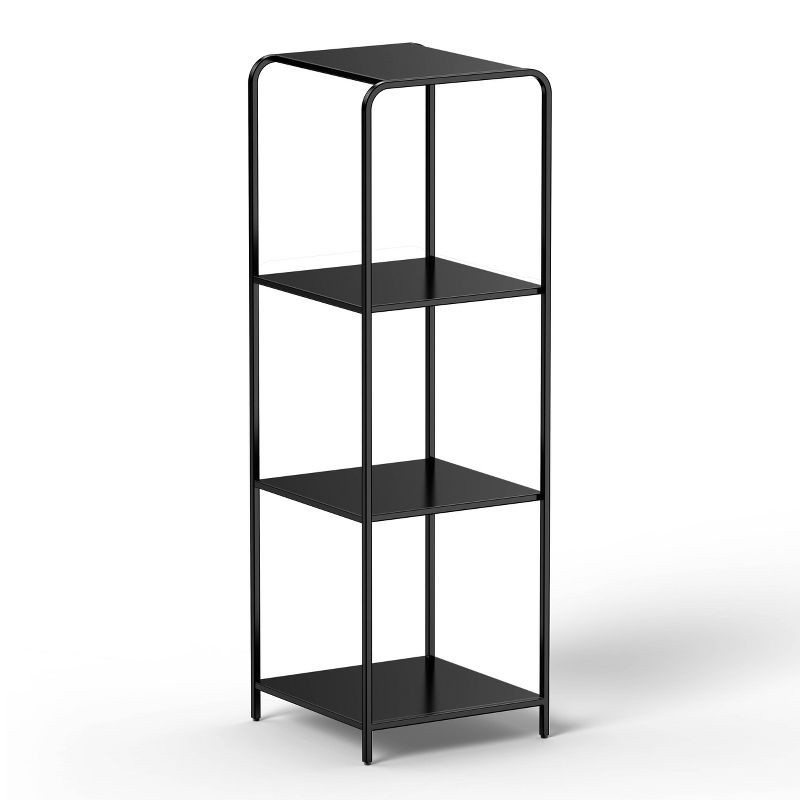 slide 1 of 2, Spacebasics 13" 3-Cube Metal Storage Tower, 1 ct