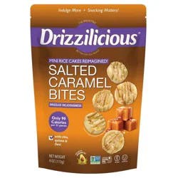 Drizzilicious Salted Caramel Drizzled Mini Rice Cake - 4oz