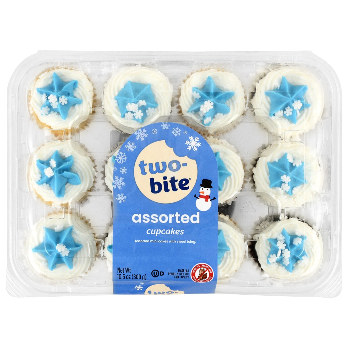 slide 1 of 13, two-bite Assorted Cupcakes 10.5 oz, 10.5 oz