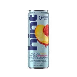 hint Peach Raspberry Flavoured Still Water - 12 fl oz Can