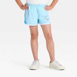 Girls' Sanrio Cinnamoroll Active Shorts - Light Blue XS