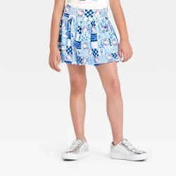 Sanrio Girls' Hello Kitty Patchwork Skort - Ivory L