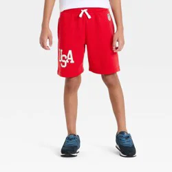 Boys' United States Soccer Federation Shorts - Red L