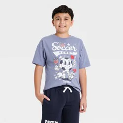 Boys' United States Soccer Federation Short Sleeve Graphic T-Shirt - Gray XL