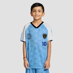 Boys' Messi Soccer Jersey - Blue XS
