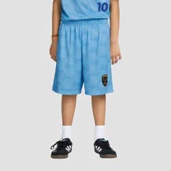 Boys' Messi Printed Shorts - Blue M