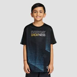 Boys' Messi "Everyday Greatness" Short Sleeve Jersey - Black XL