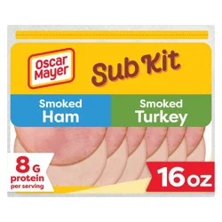 Oscar Mayer Sub Kit Ham & Turkey -16oz