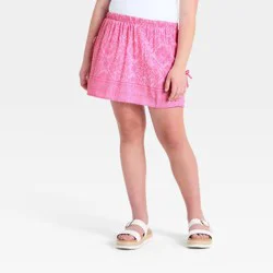 Girls' Tie Mini Skort - art class™ Rose Pink S