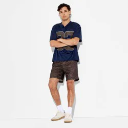 Men's Mesh Animal Print Shorts - Original Use™ Brown S