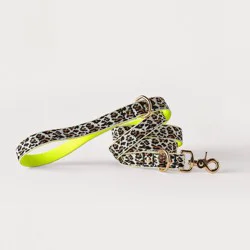 Hooray House 5' Leash - Knit Leopard