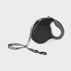 Retractable Dog Leash - M - Gray - Boots & Barkley™