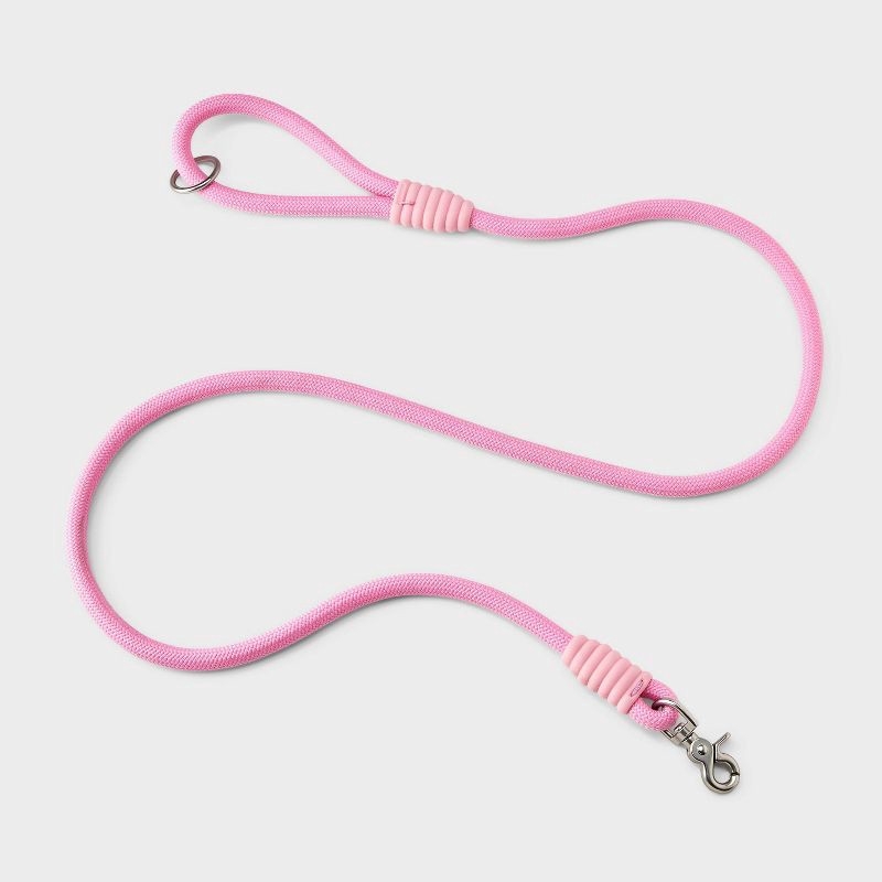 slide 1 of 3, Core Dog Leash Rope M/L - 5ft - Peony - Boots & Barkley™, 5 ft