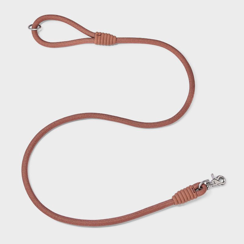 slide 1 of 3, Core Dog Leash Rope M/L - 5ft - Cedar - Boots & Barkley™, 5 ft