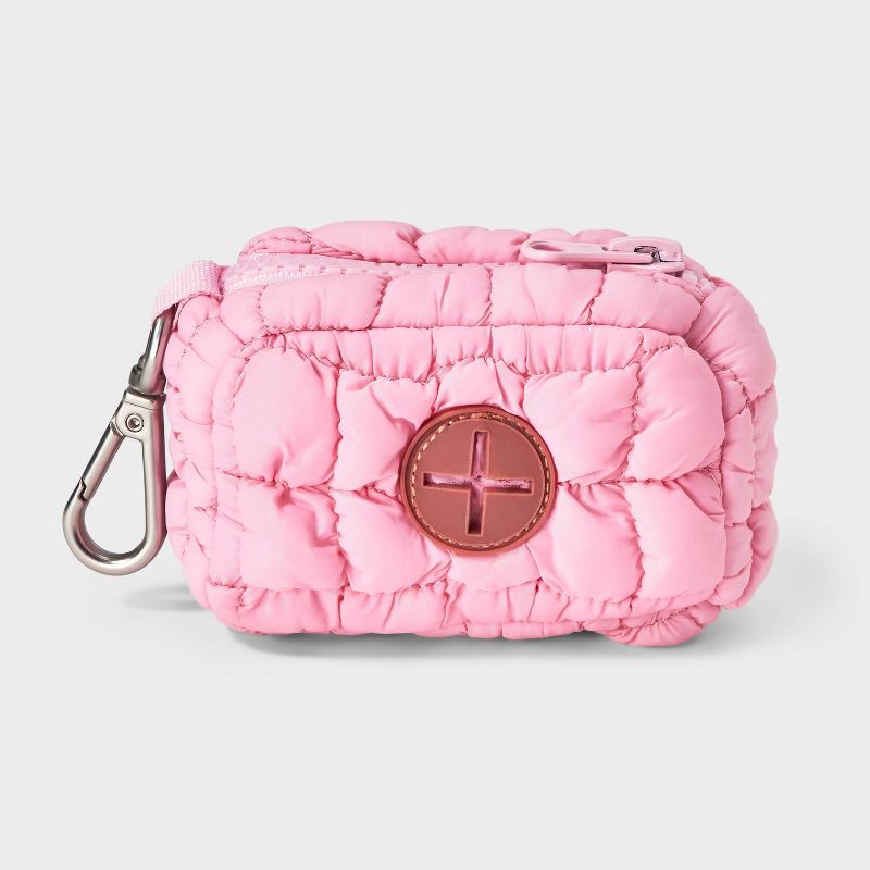 slide 1 of 3, Poop Bag Holder - Bubble Pink - Boots & Barkley™, 1 ct