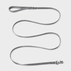 Core Dog Leash Webbing M/L Pet - 5ft - Reflective Gray - Boots & Barkley™