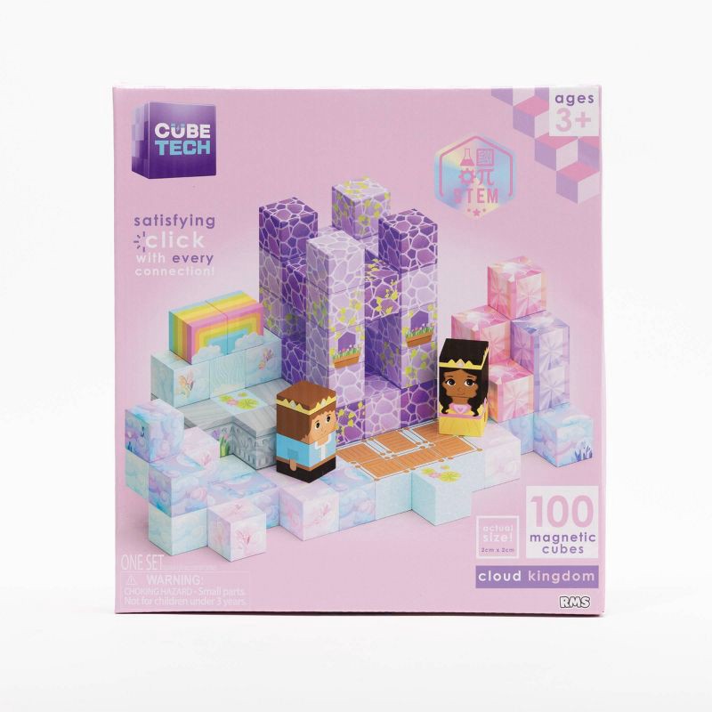 slide 1 of 4, CubeTech RMS USA Cloud Kingdom Cube Tech 100pc, 100 ct