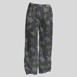 Men's Star Wars Mando Grogu Pants - Charcoal Gray XXL