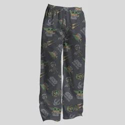 Men's Star Wars Mando Grogu Pants - Charcoal Gray XXL