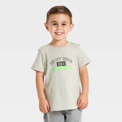 Toddler Boys' Dino Era Classic T-Shirt - Cat & Jack™ Gray 18M