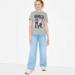 Women's Hannah Montana Short Sleeve Graphic T-Shirt - Gray XS