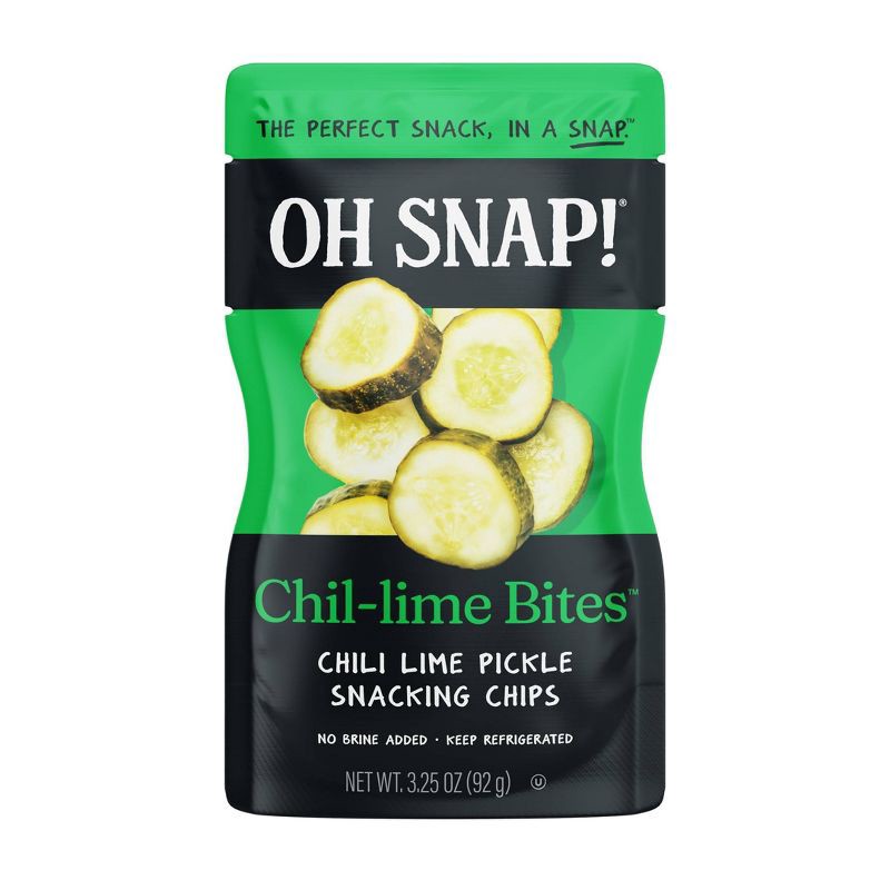 slide 1 of 7, OH SNAP! Chili-Lime Bites Pickle Snack Pack - 3.25oz, 3.25 oz