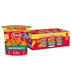 Tyson Protein Mini Dino Nugget Club Pack - 6ct/31.8oz