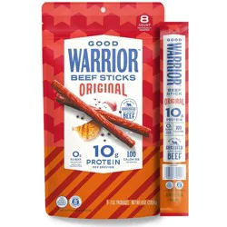 Good Warrior Original Beef Meat Sticks - 8oz/8ct