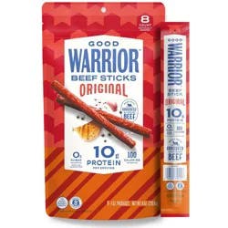 Good Warrior Original Beef Meat Sticks - 8oz/8ct