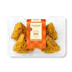 Harvest Large Pumpkin Artisan Scones - 10.6oz - Favorite Day™