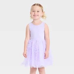 Toddler Girls' Audrey Camille Tulle Dress - Lavender 4T