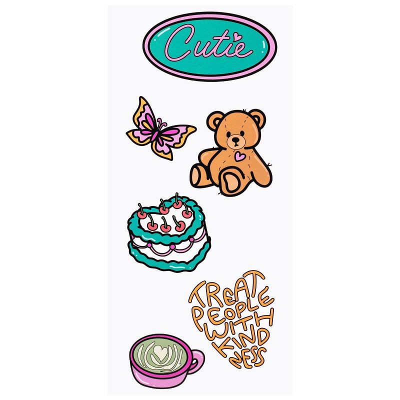 slide 1 of 2, CharCharms Sticker Pack Cutie Bottle Accessory, 1 ct