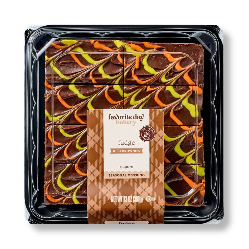 slide 1 of 4, Fall Brownie Tray - 13oz/8ct - Favorite Day™, 13 oz; 8 ct
