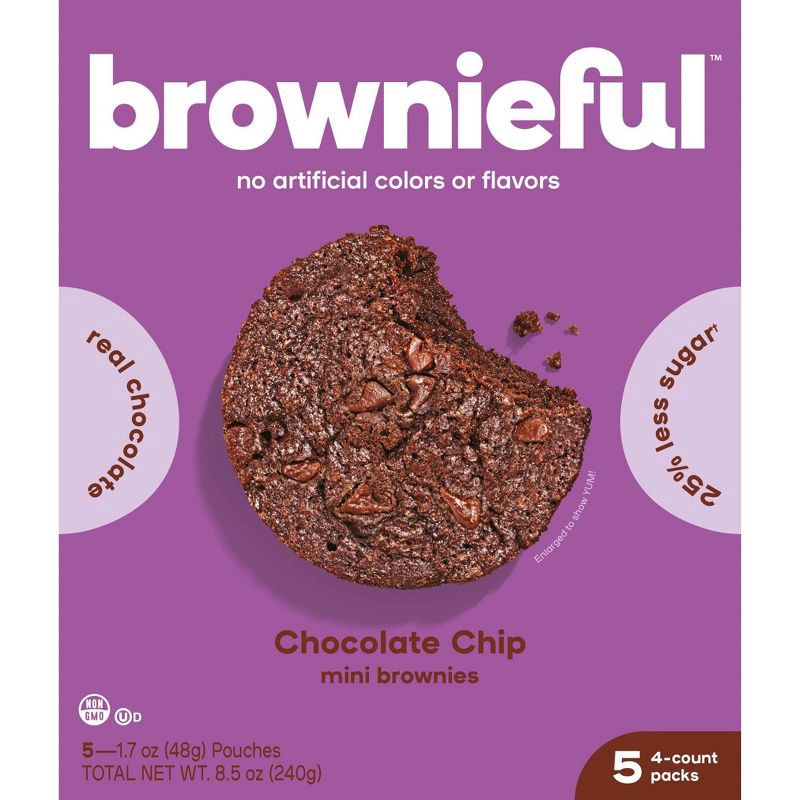 slide 1 of 4, Bakeful Brownieful Double Chocolate Brownie Bites - 8.5oz/20ct, 8.5 oz, 20 ct