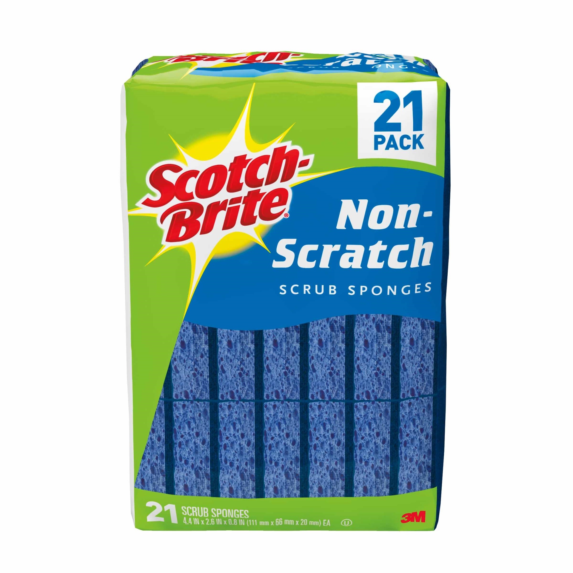 slide 1 of 2, Scotch-Brite Non-Scratch Scrub Sponges, 