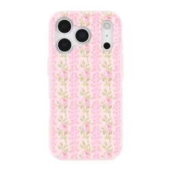 LoveShackFancy x Target – Case-Mate Blooming Heirloom iPhone 17 Pro Case with MagSafe Strawberry Macaroon