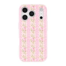 LoveShackFancy x Target – Case-Mate Blooming Heirloom iPhone 17 Pro Case with MagSafe Strawberry Macaroon