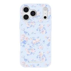 LoveShackFancy x Target – Case-Mate Everblooming Rosettes iPhone 17 Pro Max Case with MagSafe Whisper Blue