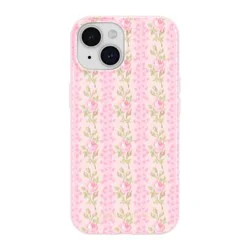 LoveShackFancy x Target – Case-Mate Blooming Heirloom iPhone 17e/16e/15/14/13 Case with MagSafe Strawberry Macaroon