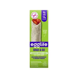 egglife Grab & Go Roasted Garlic & Herb Pepperoni & Cream Cheese - 3.2oz