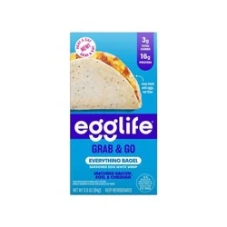 egglife Grab & Go Everything Bagel Bacon, Egg & Cheddar - 3oz