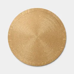 15" Beaded Charger Gold - Threshold™