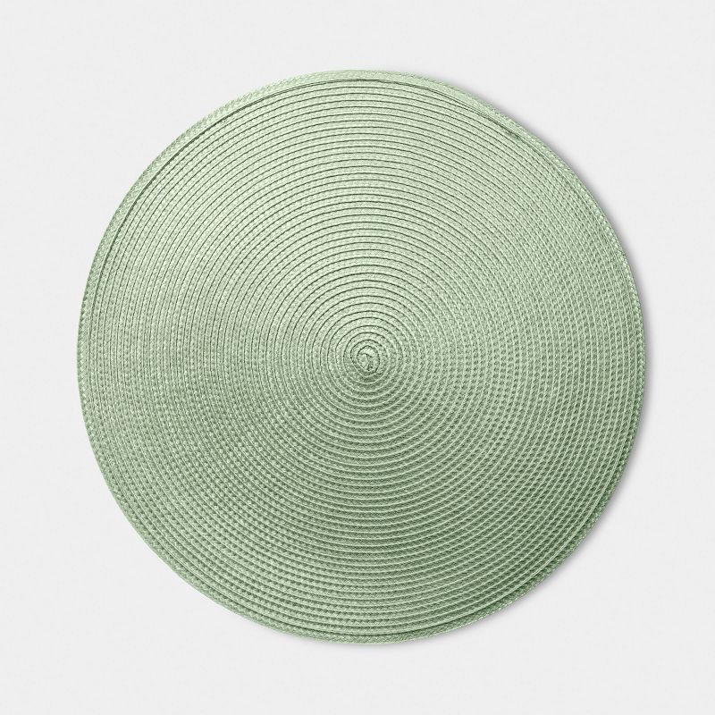 slide 1 of 5, Polyround Charger Green - Room Essentials™, 1 ct