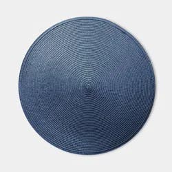 Polyround Blue Charger Navy - Room Essentials™