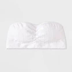 Girls' Strapless Bandeau Bra - art class™ White M